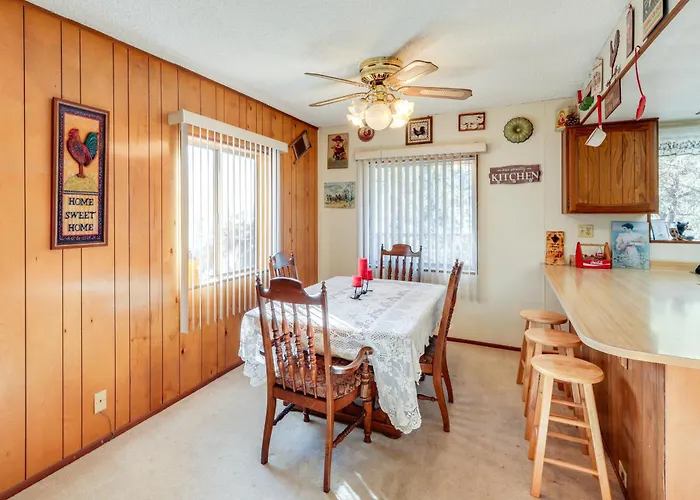 Deck & Forest Views: 'black Bear Cabin' In Payson Holiday home Kohls Ranch