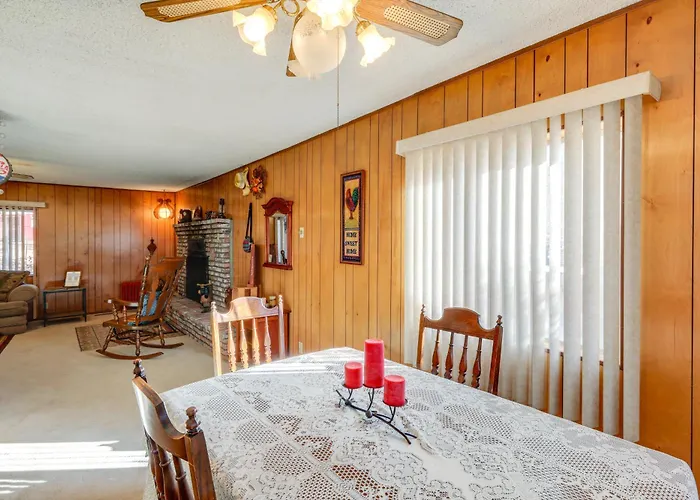 Deck & Forest Views: 'black Bear Cabin' In Payson Kohls Ranch
